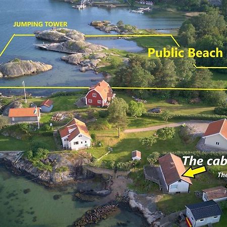 Cabin At The Sea Close To Public Beach With A Jumpingtower Hoviksnas Luaran gambar